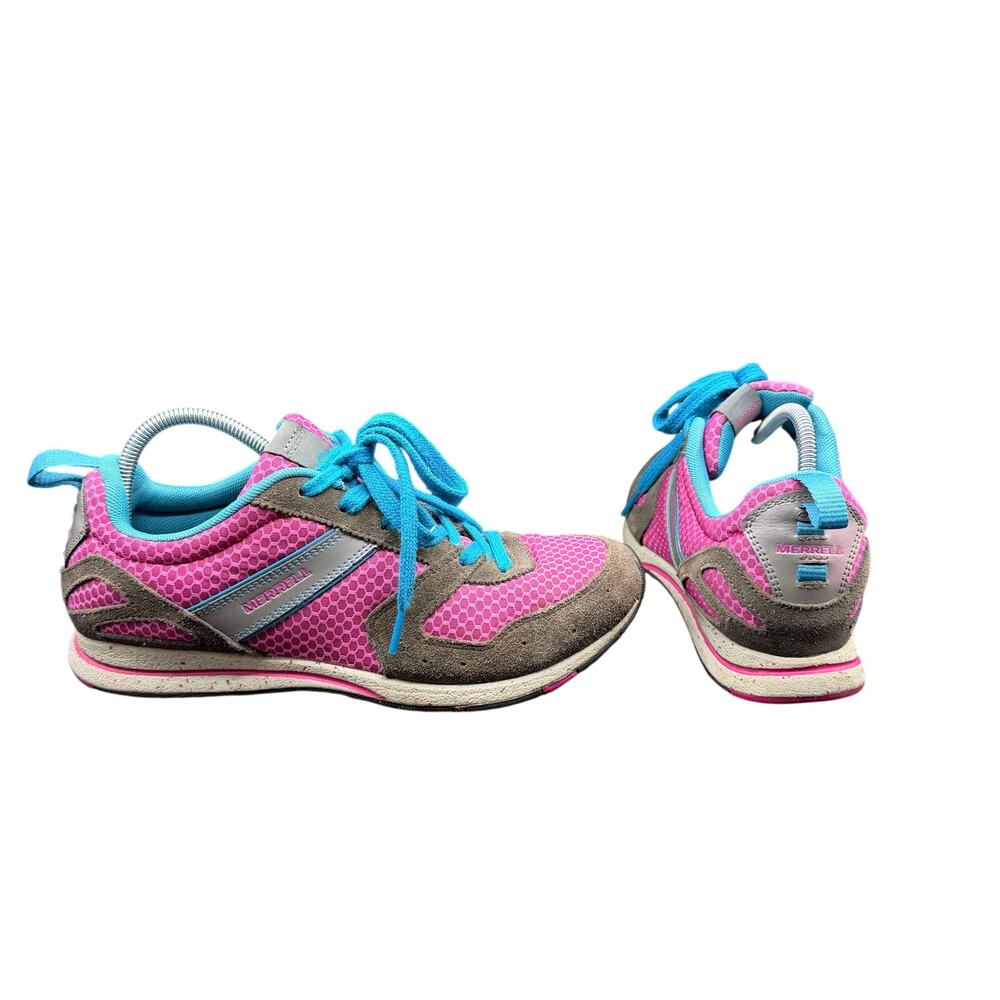 Merrell Barefoot Women’s 9.5 Pink Brown Blue Trail Sneakers